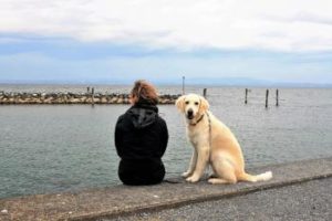 Mensch und Hund