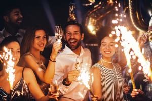 Silvester mit Hund Party