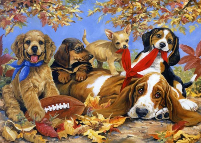 1000 Teile Hunde Puzzle