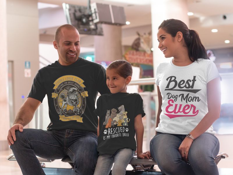 Shirts mit Hundemotiven