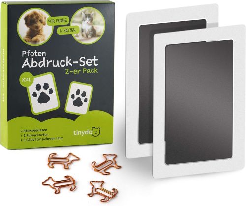 Tintenfreies Pfotenabdruck Set